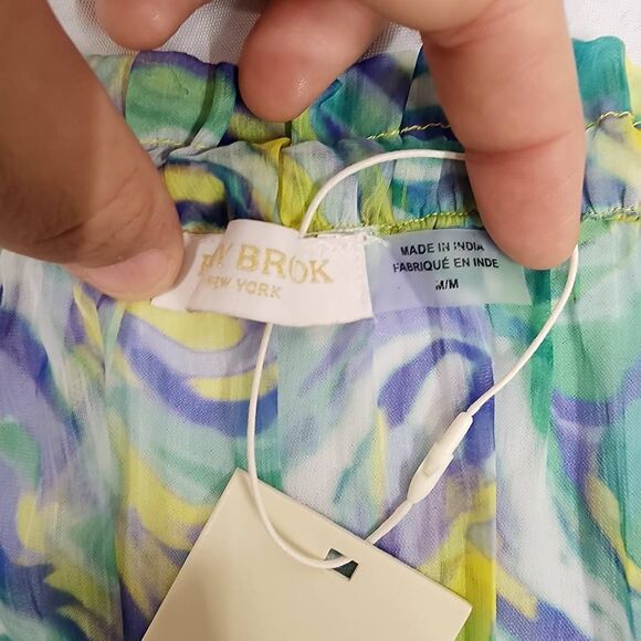 Ramy Brook Mick Dress Women’s Size M Strapless Tiered Floral Print NWT - Picture 10 of 11